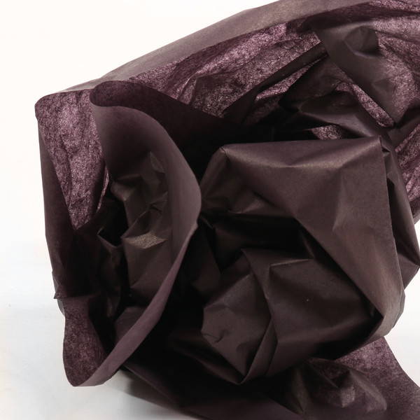 Silkespapper - Aubergine, bunt ca 500 ark