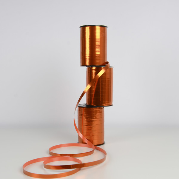 Presentband Metallic - Orange 3-pack