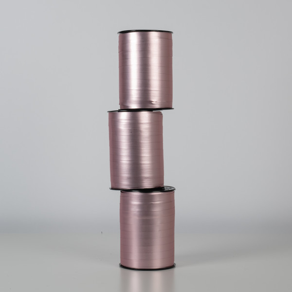 Presentband Matt Metallic - Gammelrosa 3-pack