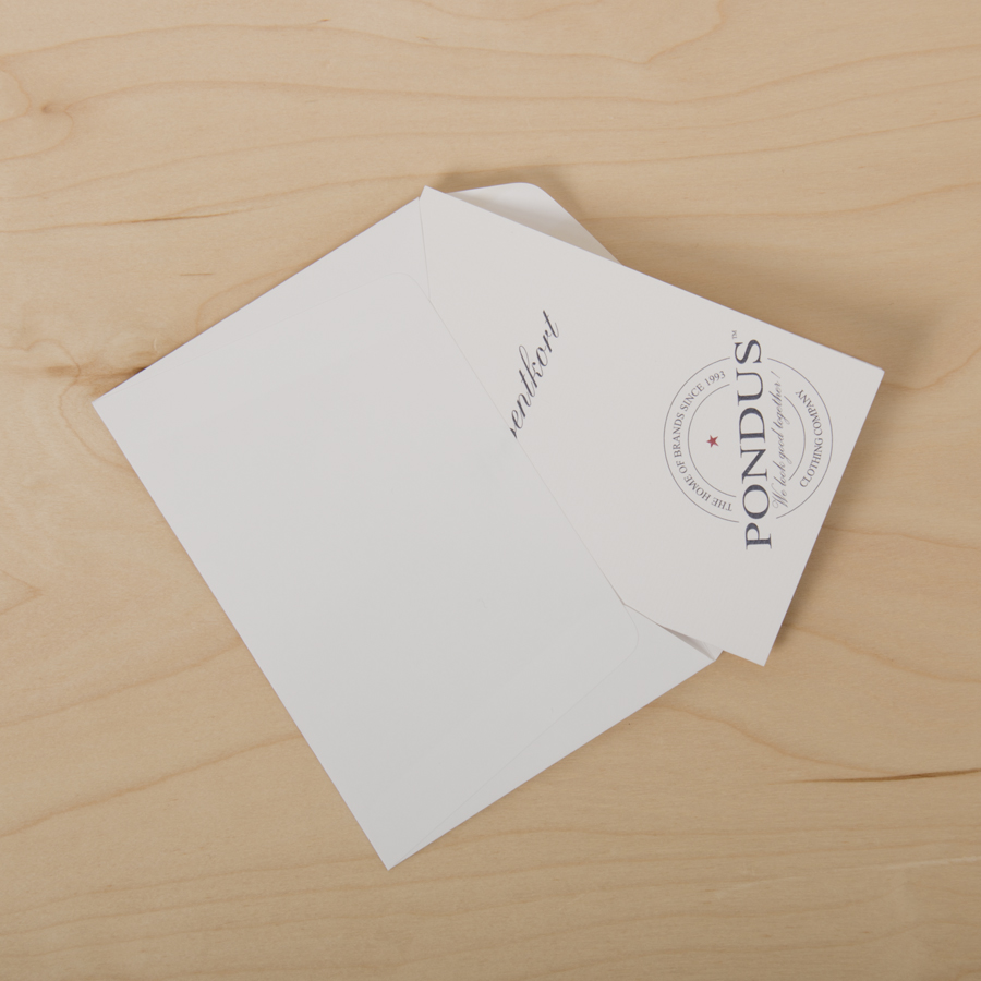 PONDUS - Kuvert till Presentkortfolder (500st/fp) - Bild 1