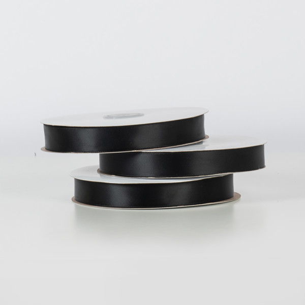 Satinband - Svart 19mm