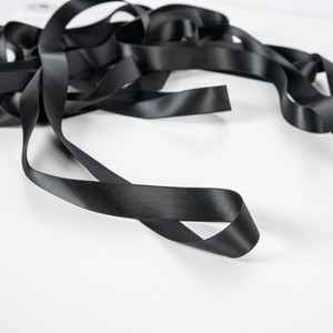 Satinband - Svart 19mm - Bild 2