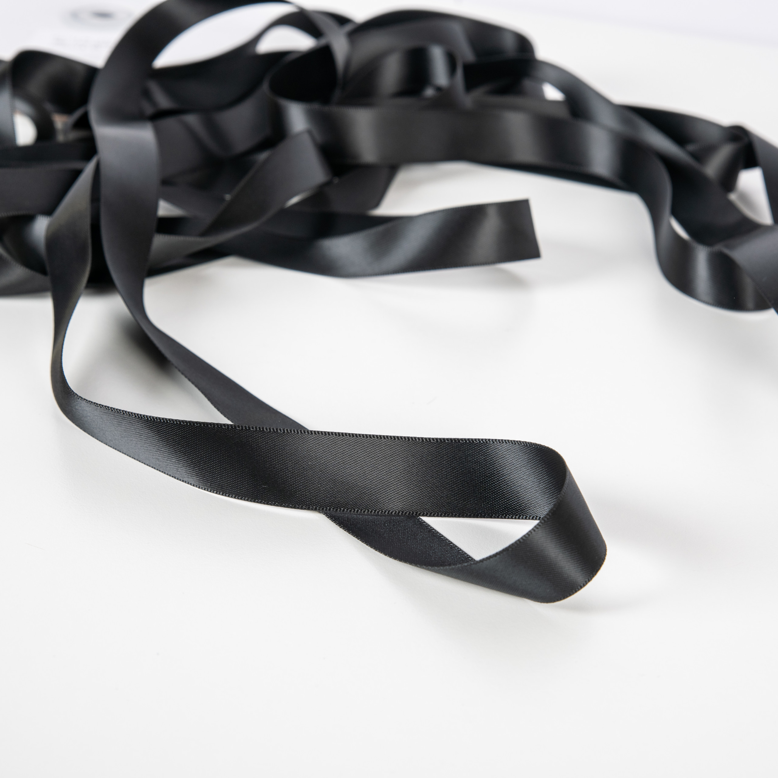 Satinband - Svart 19mm - Bild 2