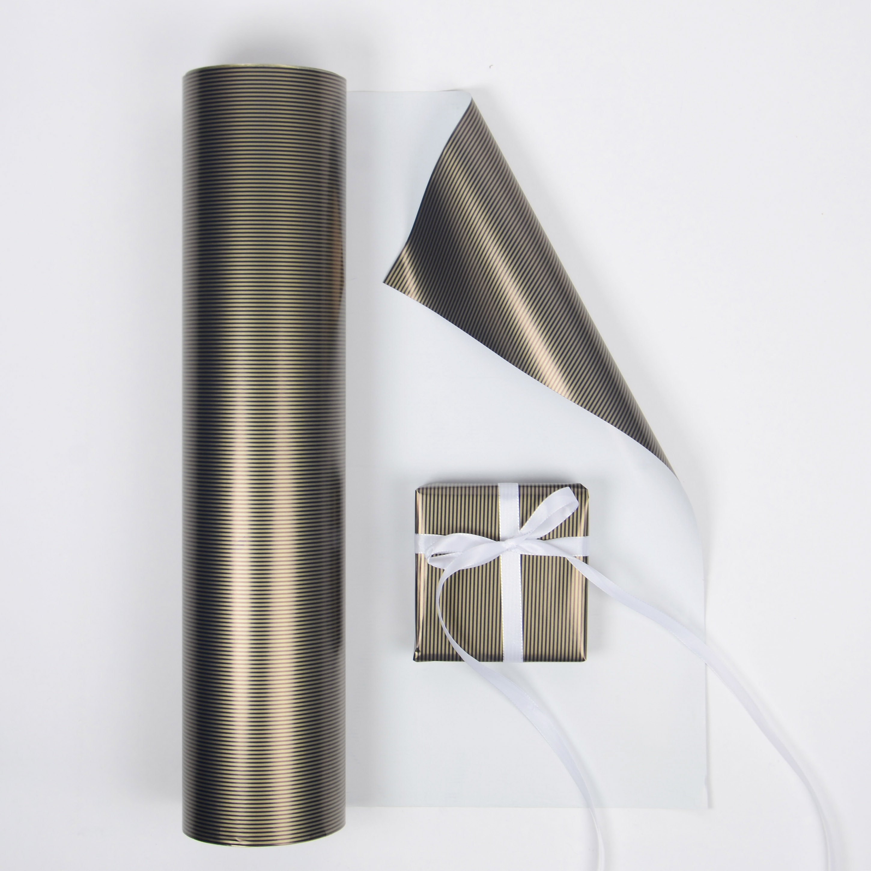 Presentpapper - Guld / Marin 57cm - Bild 1