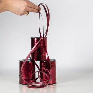 Presentband Metallic - Bordeaux 3-pack - Bild 2