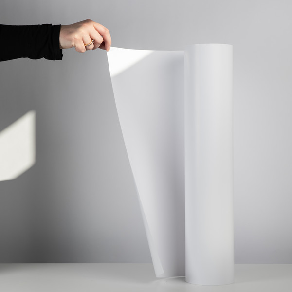 Presentpapper - Vit matt exklusiv dubbelsidig 57cm