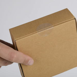 Kartong med lock & botten - Brun M - Bild 5