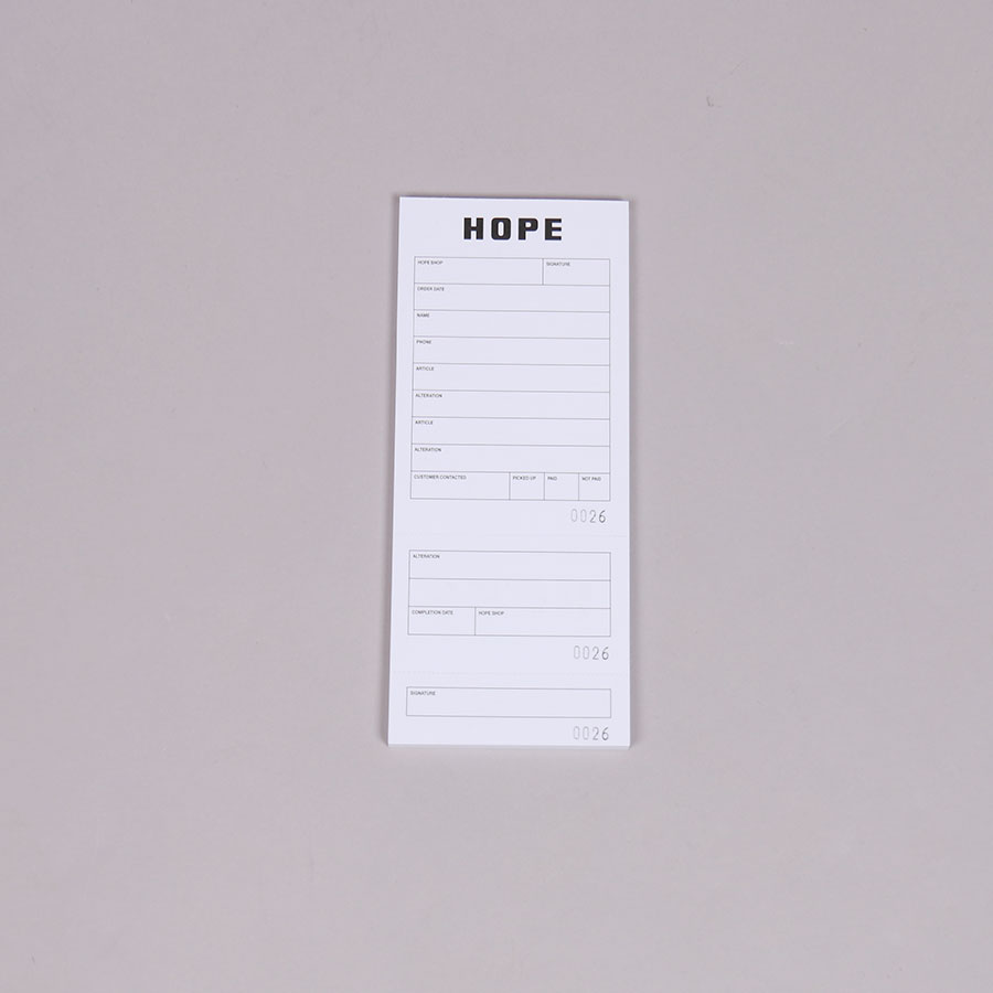 Hope - Tailor Sheet / Notebook - Bild 1