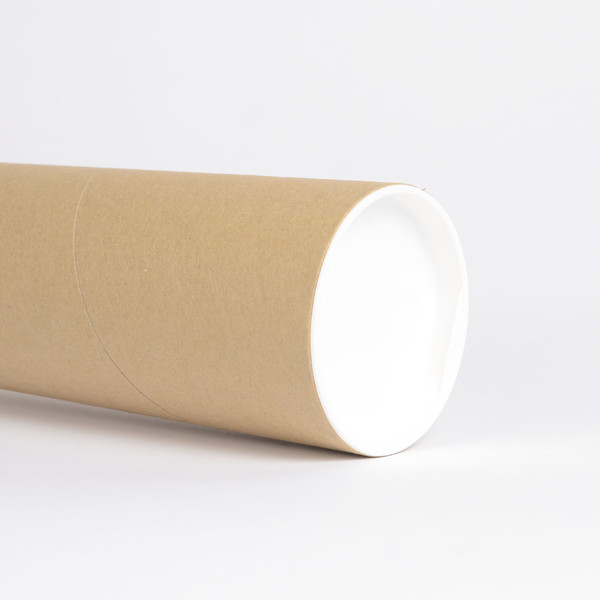 PAPPTUB - Brun / L54cm x Ø70mm inkl lock