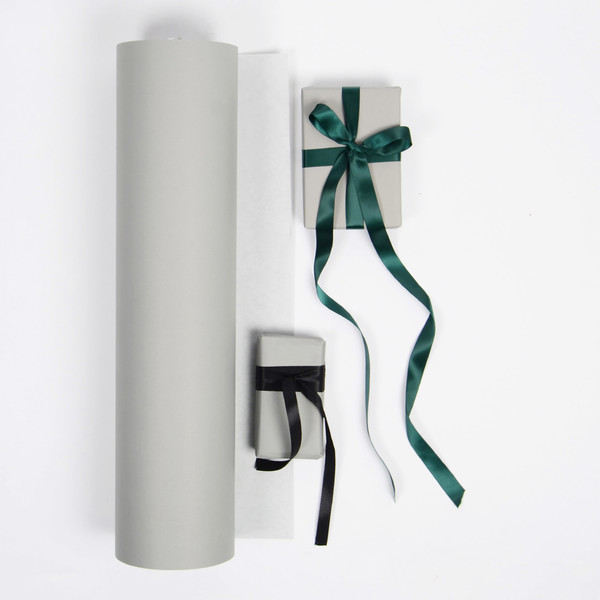 Presentpapper - Grå matt 57cm