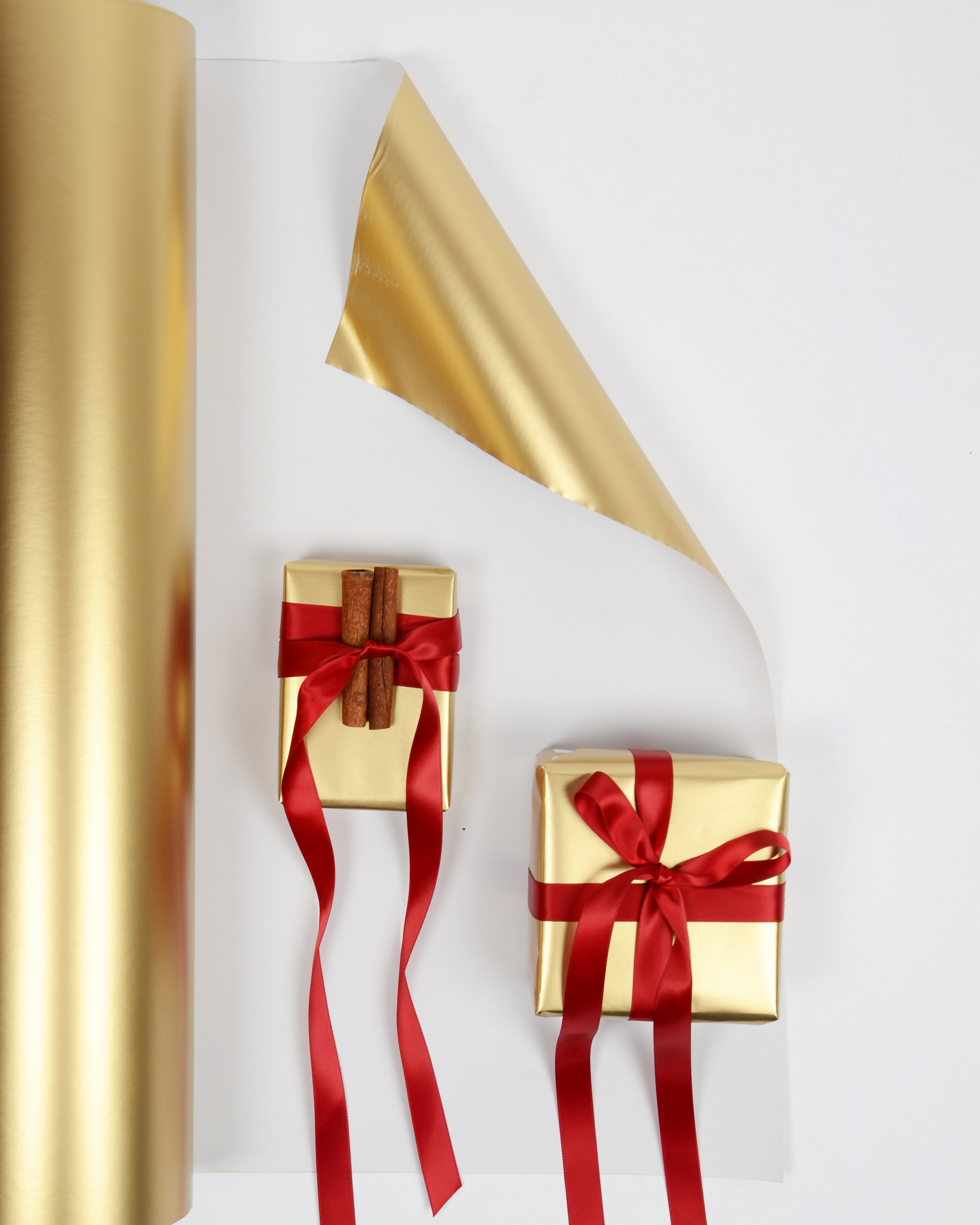 Presentpapper - Guld matt - 57 cm - Bild 1