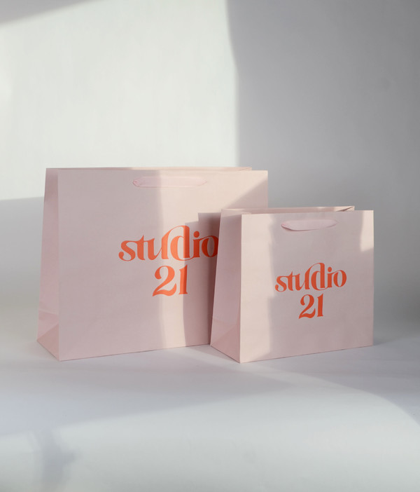 STUDIO 21 - Exklusiva papperspåsar M 100st/fp