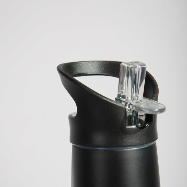 Vattenflaska Metall, Lock med pip, 630ml