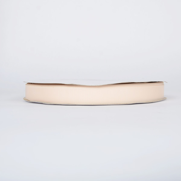 Gros grain band - Elfenben 19 mm