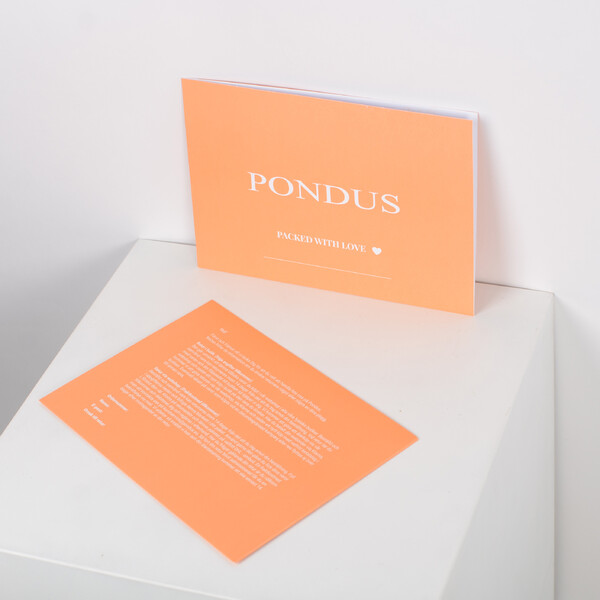 PONDUS - Ficka e-handel PEACH (100st/fp)