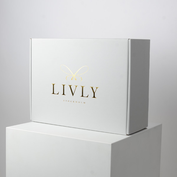 LIVLY - E-handelslåda med tejp / Large 20 st/fp