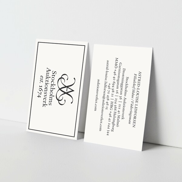 Stockholms Auktionsverk Business Card
