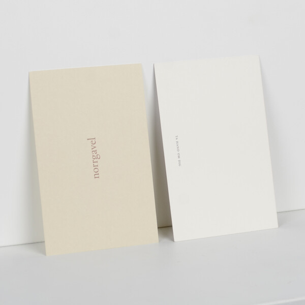 Norrgavel - Greeting card Beige 300st/fp
