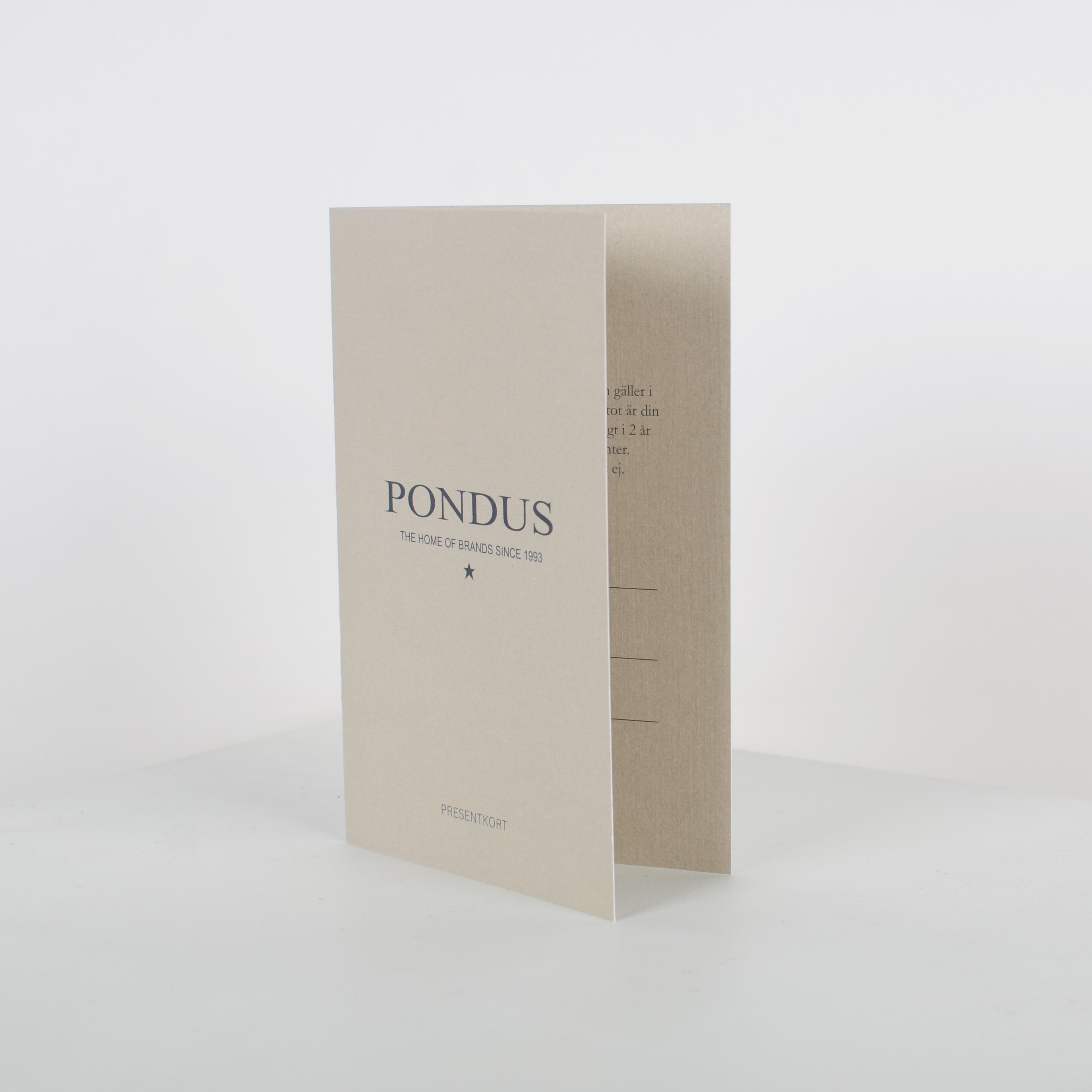 PONDUS - Presentkortfolder (250st/fp) - Bild 1