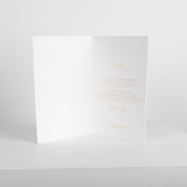 Livly - Folder / Pima Cotton - 1000st/fp